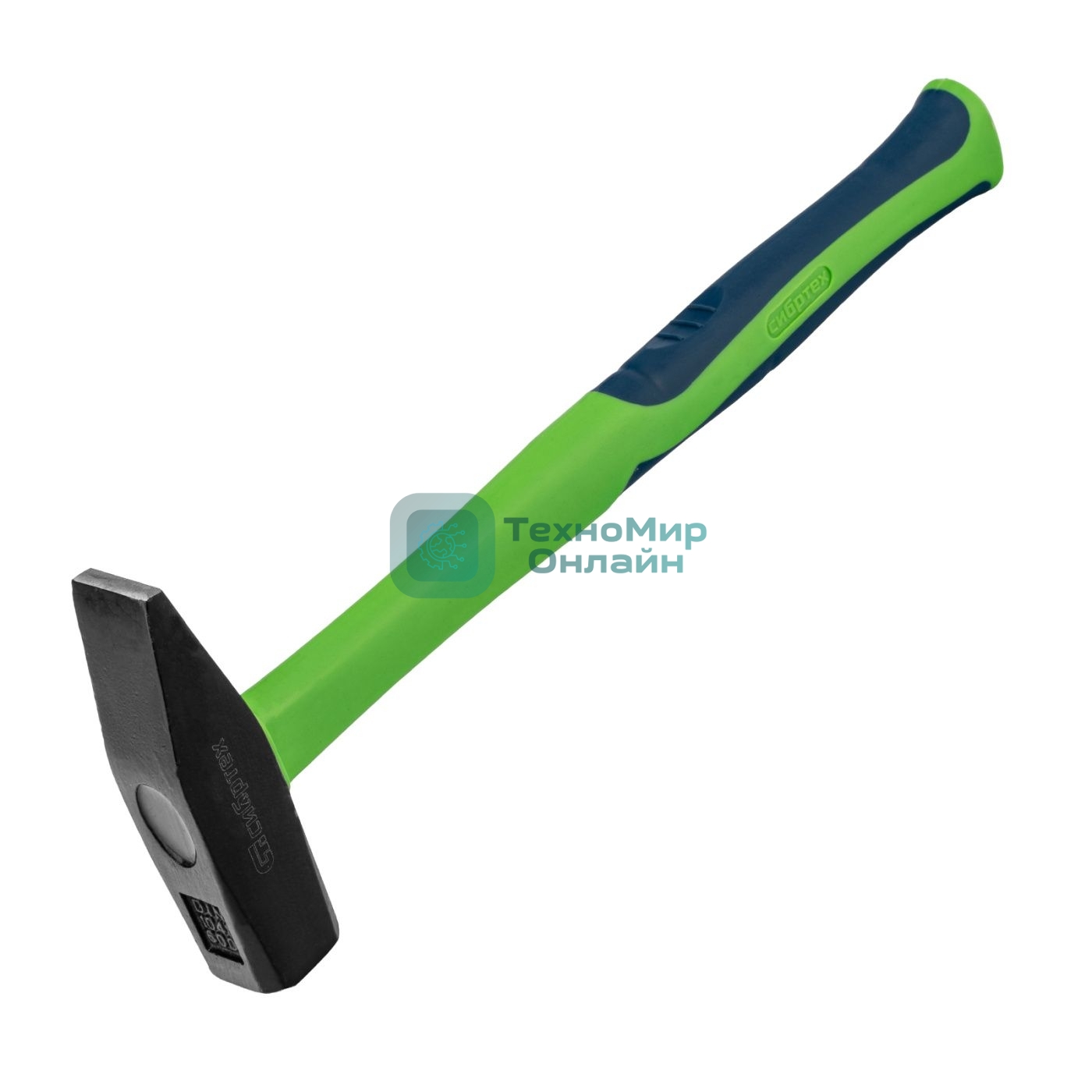 Молоток слесарный Сибртех 600 г, фибергласовая обрезиненная рукоятка