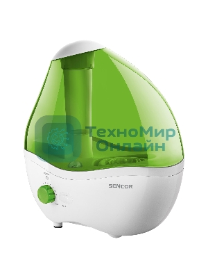 Увлажнитель воздуха Sencor SHF 921GR зеленый/белый, 20 м², 2.2 л