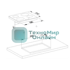 Индукционная варочная панель Weissgauff HI 632 BA