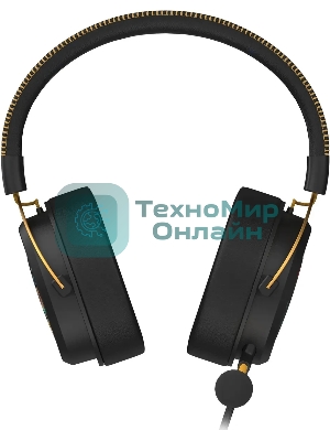 Гарнитура Bloody M595 Renegade чёрный, проводная, съёмный микрофон, подсветка