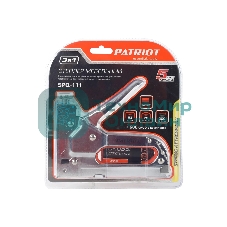 Степлер PATRIOT SPQ-111 3 в 1,скобы №140 4-14мм, скобы №28 10-12мм, гвозди №300, 600шт в комплекте