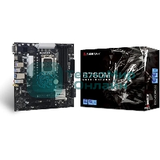Материнская плата Biostar B760MXC PRO, LGA 1700, Intel B760, 4xDDR4, 8xSATA, 2xM.2, 1xPCIe 4.0 x16, 3xPCIe 3.0 x1, 1xHDMI, 1xDVI, 1xVGA, 1x 1Gb LAN, 4xUSB-A 3.2 Gen 2, 2xUSB-A 2.0, 3x3.5 мм, 7.1, mATX