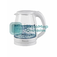 Чайник электрический Sakura SA-2733W белый, 1,7 л., 2200 Вт
