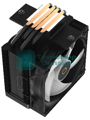 Кулер для процессора Ocypus Gaммa A40 BK ARGb черный 100мм алюминий+медь 2400rpm 29.5db 4-pin 200W 133мм