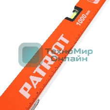 Уровень PATRIOT LRP-1000, магнитный, алюминиевый фрезерованный, усиленный, 1000мм