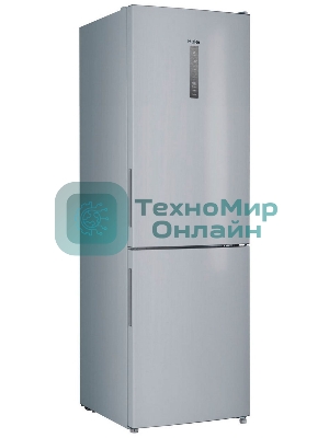 Холодильник Haier CEF535ASD серебристый двухкамерный, 241/105л, морозилка снизу, No Frost
