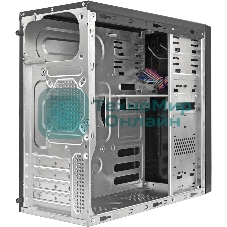 Компьютерный корпус Minitower ExeGate EX299311RUS MA-373X-UNS450 (mATX, БП UNS450 с вент. 12см, 2*USB, аудио, черный)