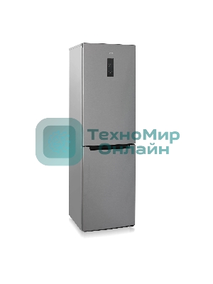 Холодильник Бирюса Б-C980NF серый металлопласт двухкамерный 240/130л морозилка снизу, No Frost