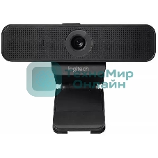 Веб-камера Logitech C925e 1920x1080, 30 кадр/с, USB Type-A, микрофон (2 шт, шумоподавление), автоматическая фокусировка, автоосвещение, универсальное крепление