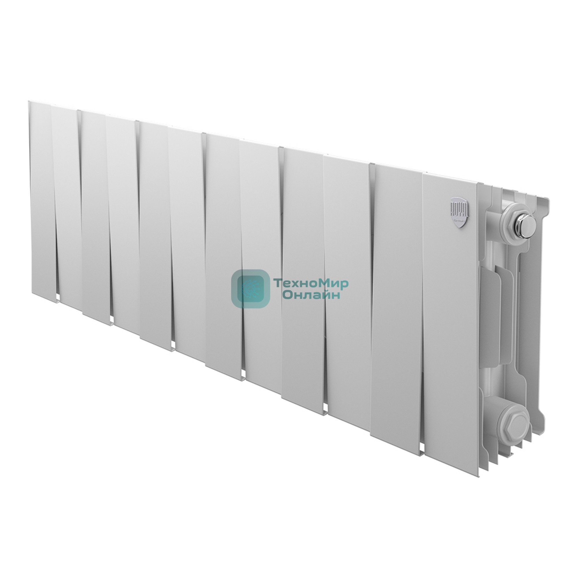 Радиатор биметаллический Royal Thermo PianoForte 200 белый - 12 секц.