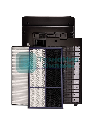 Климатический комплекс Sharp KIN41RH черный, 28 м², 2.7 л, HEPA-фильтр, угольный фильтр, ионизация Plasmacluster, гигростат