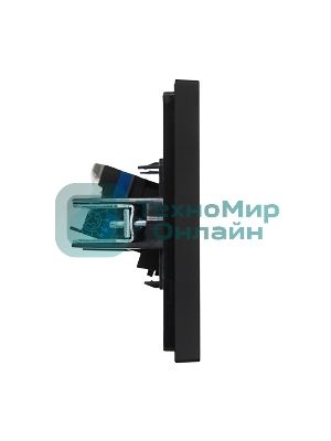 Розетка компьютерная RJ45 кат.6 IEK FORTE&PIANO FP131 черный