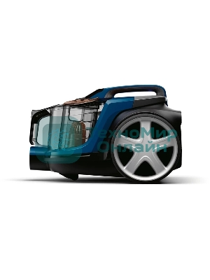 Пылесос Philips FC9733/01 синий/черный, 470/2100 Вт, уборка сухая, пылесборник контейнер, 2 л