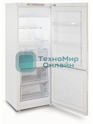 Холодильник Бирюса 6134 белый двухкамерный 210/85 л морозилка снизу, капельная система