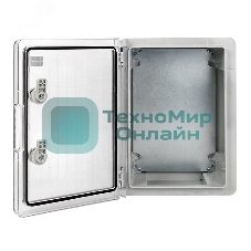 Бокс пластиковый с монтажной платой прозр. дверь EKF PROxima PBT65MP005 500х350х190 мм IP65