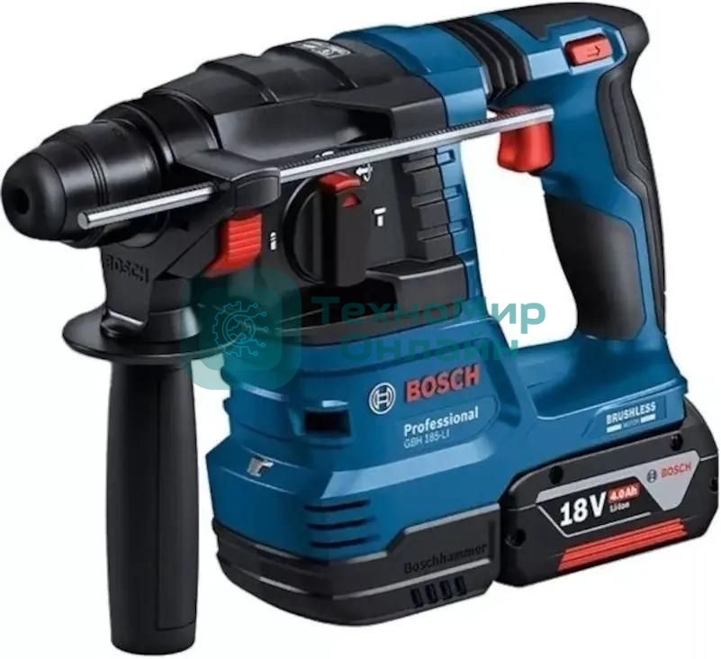 Перфоратор Bosch GbH 185-LI SDS-plus, 18 В, 1,9 Дж, от аккумулятора