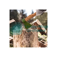 Топор кованный Сибртех, в сборе, 1200/1550 г, деревянное топорище, 500 мм, Б3