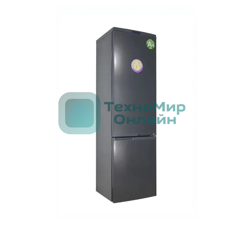 Холодильник DON R-295 GIF графит цветы двухкамерный 259/101л морозилка снизу