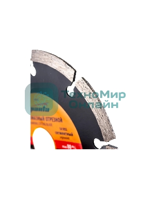 Диск алмазный отрезной сегментный Sparta 125 х 22,2 мм, сухая резка