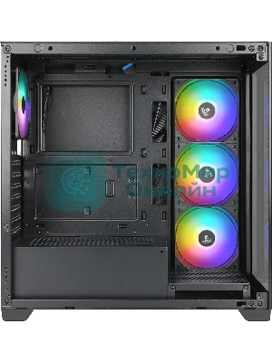 Компьютерный корпус Azza Neptune черный без БП ATX 5x120мм 2x140мм 2xUSB2.0 1xUSB3.0 audio bott PSU
