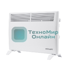 Конвектор электрический Rexant белый, 1500 Вт, 20 м2, термостат
