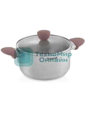Кастрюля Rondell Bueno RDS-1588 (ST) сталь 1588 Кастрюля с/кр 24 см 4,8 л Bueno Rondell