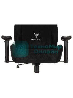 Кресло Бюрократ Knight Outrider Light-20 черный, ткань, 120 кг, механизм качания