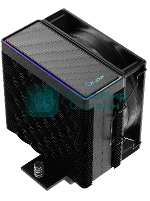 Кулер для процессора Ocypus Gaммa A40 BK ARGb черный 100мм алюминий+медь 2400rpm 29.5db 4-pin 200W 133мм