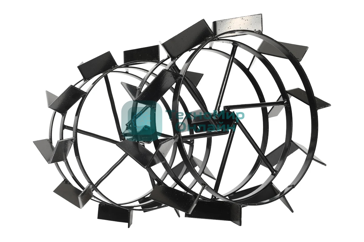 Грунтозацепы для мотоблока Patriot (д390 мм, шир130 ммшестигранник23)(пар) Грз 390.190.23 Россия