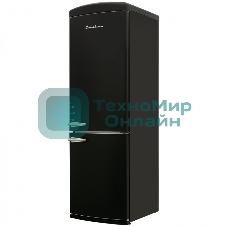 Холодильник Schaub Lorenz SLU S339S3 черный двухкамерный 230/94л морозилка снизу, No Frost