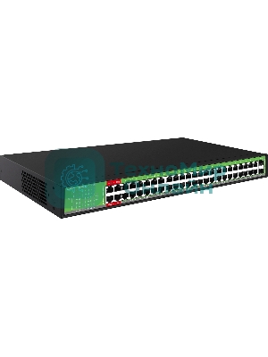 Коммутатор Digma DSP248G-2S-R800 V1, 48×1 Гбит/с + 2×1 Гбит/с SFP, неуправляемый