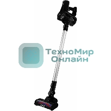 Пылесос вертикальный Vitek Starlight VT-8143 черный/серебристый, питание от аккумулятора, 35 Вт, уборка сухая, пылесборник 0.6 л, работа от АКБ max 30 мин