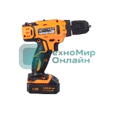 Дрель-шуруповерт Вихрь ДА-12-2к, 12 В, 2 Ач, 30 Нм, щеточный
