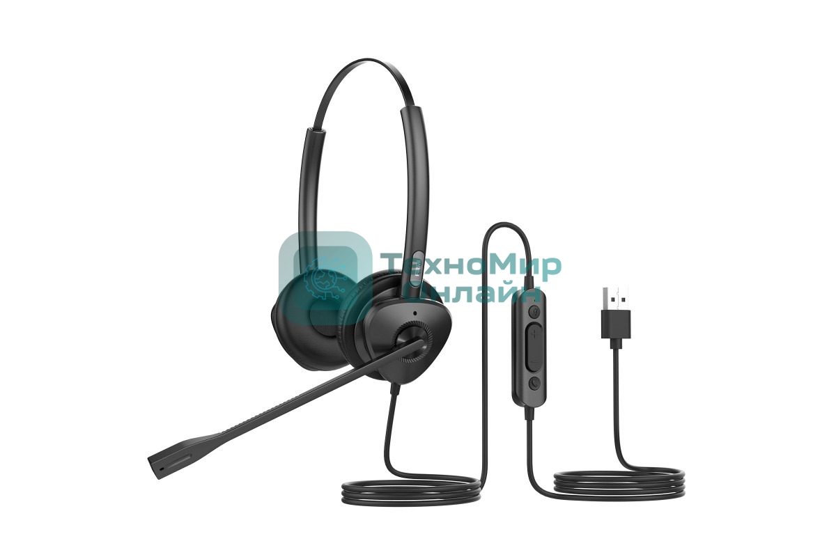 Гарнитура Fanvil HT302 чёрный, проводная