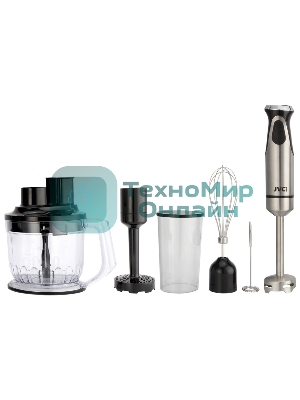 Блендер погружной JVC JK-HB5140 1500 Вт, серебристый/черный