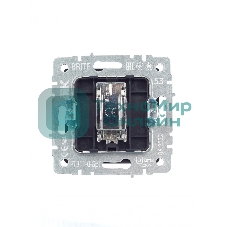 Розетка телевизионная оконечная IEK BRITE РТВ11-0-БрГ графит