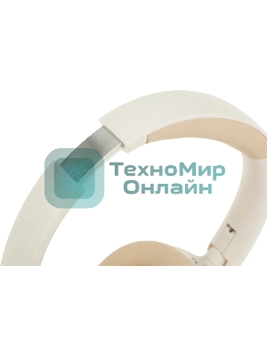 Беспроводные/проводные наушники Creative Zen Hybrid 2 бежевый, полноразмерные, Bluetooth + проводной, активное шумоподавление