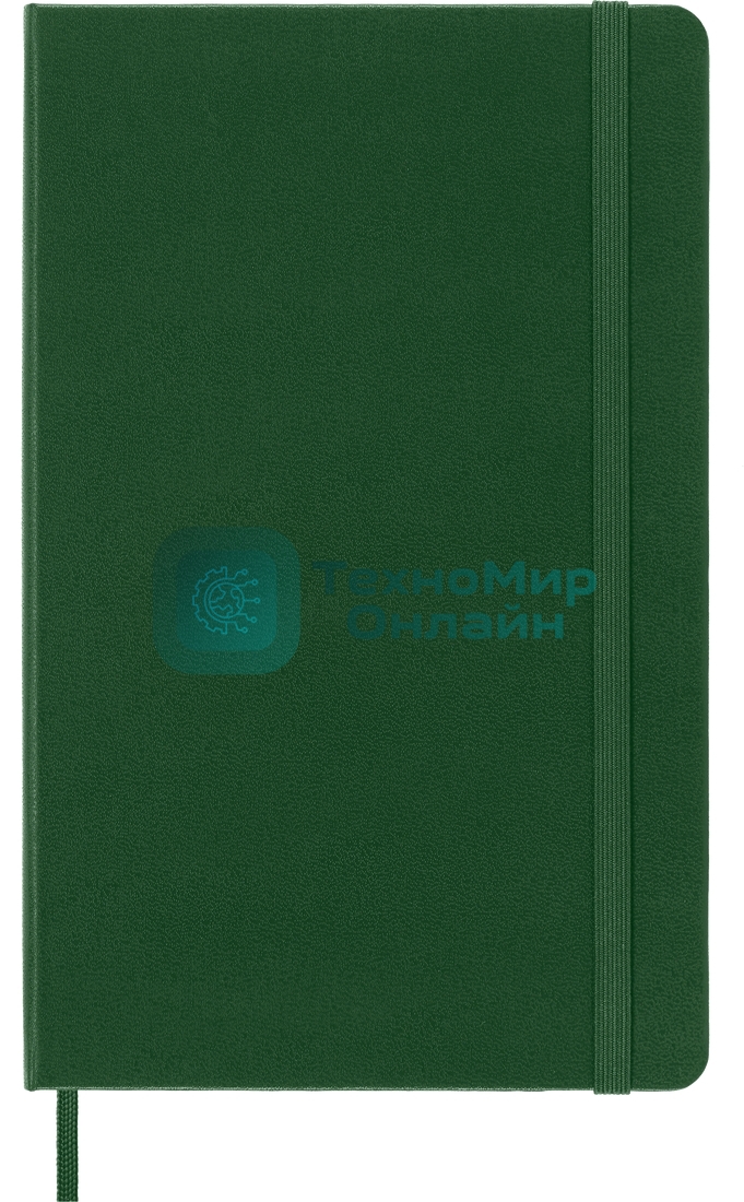 Блокнот Moleskine CLASSIC QP061K15 Large 130х210 мм, 240 страниц, клетка, твердая обложка, зеленый