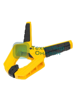 Струбцина клещеобразная Denzel усиленная 50 х 35 мм, двухкомпонентные рукоятки