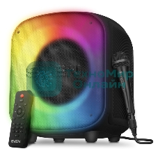 Портативная колонка SVEN PS-555, черный, 65 Вт (RMS), Bluetooth, USB, microSD, пульт