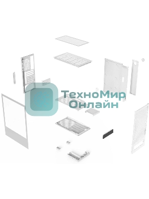 Компьютерный корпус ACD Citadel 108DW ATX, Type-C + 2 X USB ports + HD audio combo, Mesh, TG, белый