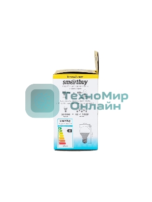 Светодиодная лампа Smartbuy-A60-09W/3000/E27. цоколь Е27, 9 Вт, 220 В, 30000 ч, 3000 К