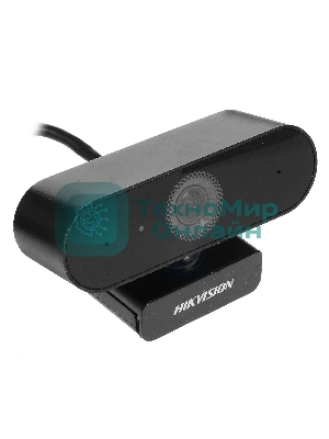 Веб-камера Hikvision DS-U02 1920x1080, 30 кадр/с, USB, микрофон, крепление на мониторе