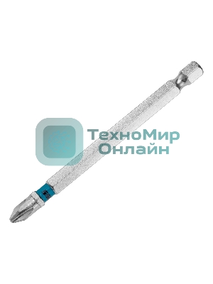Бита Gross PH2х90мм, сталь S2, шестигр., 10 шт.