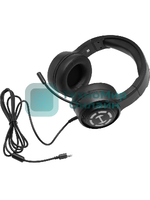 Наушники с микрофоном Edifier G20 черный 2.2м мониторные USB оголовье