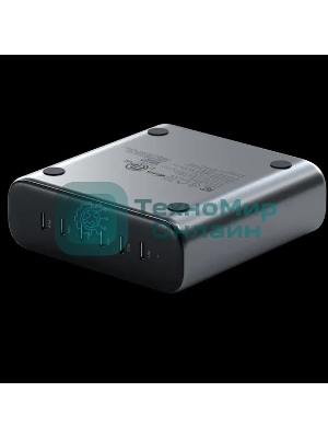 Сетевое зарядное устройство (адаптер питания) Satechi 200W USB-C 6-Port GaN Charger, 6xUSB Type-C (PD), до 200Вт, Серый ST-C200GM-EU