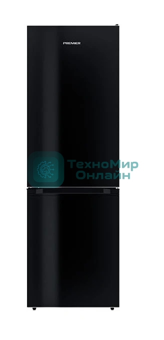 Холодильник PREMIER PRM-315BFSF/DI черный двухкамерный 221/94л морозилка снизу