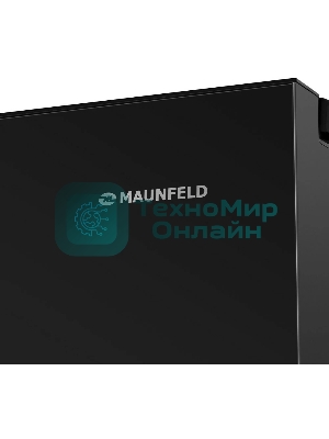 Холодильник Maunfeld MFF177NFB Slim Inverter черный двухкамерный 352/198л морозилка слева, No Frost, Side by Side
