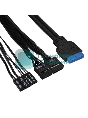 Компьютерный корпус Miditower ExeGate CP-603 Black, ATX, (CP400W, 80мм), 2хUSB+2хUSB 3.0, Audio