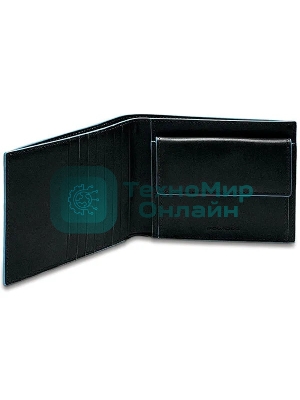 Кошелек мужской Piquadro Blue Square PU1239B2R/N черный натур.кожа